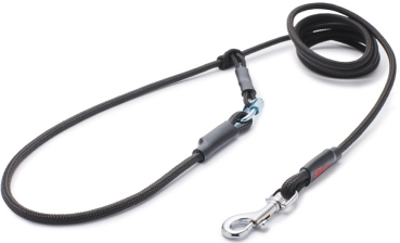 EASYLONG Hundeleine - S - 2m - schwarz